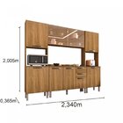 Cozinha Compacta 4 Peças 9 Portas 2 Gavetas Bella Sallêto Móv