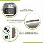 Cozinha Compacta 4 Peças 9 Portas 2 Gavetas Bella Sallêto Móv