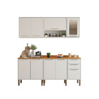 Cozinha Compacta 4 Peças 9 Portas 2 Gavetas Paris Sallêto Móv