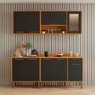 Cozinha Compacta 4 Peças 9 Portas 2 Gavetas Paris Sallêto Móv