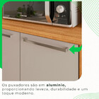 Cozinha Compacta 4 Peças 9 Portas 2 Gavetas Paris Sallêto Móv