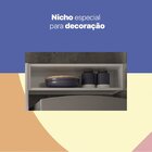 Cozinha Compacta 4 Peças Aço 6 Portas 1 Gaveta Topázio Smart