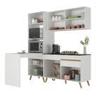 Cozinha Compacta 4 Peças C/ Armário E Balcão Mp3701 Veneza Gw