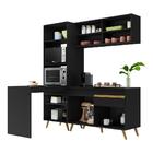 Cozinha Compacta 4 Peças C/ Armário E Balcão Mp3702 Veneza Gb