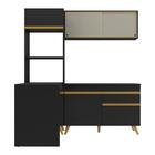 Cozinha Compacta 4 Peças C/ Armário E Balcão Mp3702 Veneza Gb