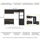 Cozinha Compacta 4 Peças C/ Armário E Balcão Mp3703 Veneza Gb