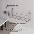 Cozinha Compacta 4 Peças Com Aéreo De Vidro Reflecta 100% Mdf