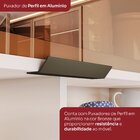 Cozinha Compacta 4 Peças Com Aéreo De Vidro Reflecta 100% Mdf