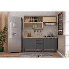 Cozinha Compacta 4 Peças Com Balcão Para Pia Barcelona Multim