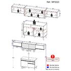 Cozinha Compacta 4 Peças Com Leds Mp2023 Veneza Up Multimóvei