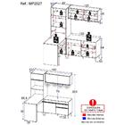 Cozinha Compacta 4 Peças Com Leds Mp2027 Veneza Up Multimóvei