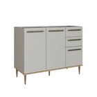 Cozinha Compacta 4 Peças Com Nicho Decorativo Isabelle Freijó