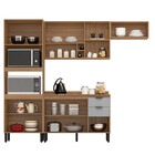 Cozinha Compacta 4 Peças Com Nicho Fi0003 Firenza Demobile