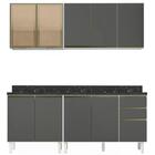 Cozinha Compacta 4 Peças Com Tampo 200cm Mdf Kali Nicioli