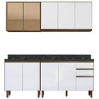 Cozinha Compacta 4 Peças Com Tampo 200cm Mdf Kali Nicioli