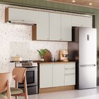 Cozinha Compacta 4 Peças Com Tampo Yasmin Espresso Móveis Nat