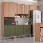 Cozinha Compacta 4 Peças Com Torre Para Microondas Divina Fre