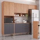 Cozinha Compacta 4 Peças Com Torre Para Microondas Divina Fre