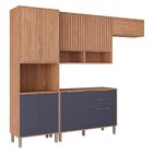 Cozinha Compacta 4 Peças Com Torre Para Microondas Divina Fre