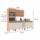 Cozinha Compacta 4 Peças Com Torre Quente Cecília Freijó/off