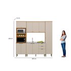 Cozinha Compacta 4 Peças Com Torre Quente E Paneleiro Selene
