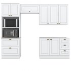 Cozinha Compacta 4 Peças Com Torre Quente Emily  Branco