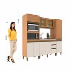 Cozinha Compacta 4 Peças Com Torre Quente Paneleiro E Vidro R