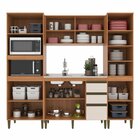 Cozinha Compacta 4 Peças Com Torre Quente Paneleiro E Vidro R