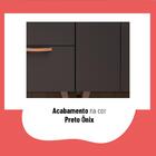 Cozinha Compacta 4 Peças Com Vidro E Balcão Luíza Multimóveis