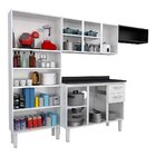 Cozinha Compacta 4 Peças Em Aço Salsa Cozimax Branco/preto