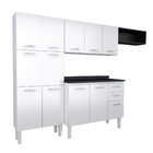 Cozinha Compacta 4 Peças Em Aço Salsa Cozimax Branco/preto