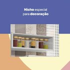 Cozinha Compacta 4 Peças Em Aço Topázio Smart Branco