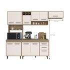 Cozinha Compacta 4 Peças Munique Carvalho Off-white