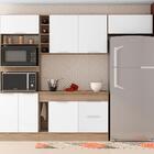 Cozinha Compacta 4 Peças Nassau Carvalho Branco