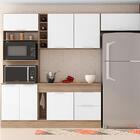 Cozinha Compacta 4 Peças Nassau Carvalho Branco