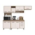 Cozinha Compacta 4 Peças Newark Carvalho Off-white