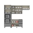 Cozinha Compacta 4 Peças Para 2 Fornos Diva Espresso Móveis C