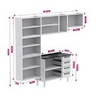 Cozinha Compacta 4 Peças Titanium Colormaq Branco