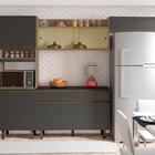 Cozinha Compacta 4 Peças Tripoli Carvalho Grafite