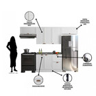 Cozinha Compacta 4 Peças Unna Poliman