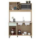 Cozinha Compacta 4 Portas 1 Gaveta 1 Nicho Para Forno Sophia