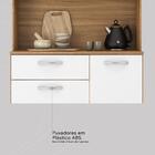 Cozinha Compacta 4 Portas 1 Gaveta Malta Demobile