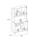 Cozinha Compacta 4 Portas 1 Gaveta Malta Demobile