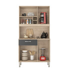 Cozinha Compacta 4 Portas 1 Gaveta Malta Demobile