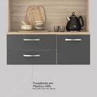 Cozinha Compacta 4 Portas 1 Gaveta Malta Demobile