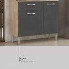 Cozinha Compacta 4 Portas 1 Gaveta Malta Demobile