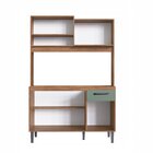 Cozinha Compacta 4 Portas 1 Gaveta Naty Freijó/oliva