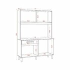 Cozinha Compacta 4 Portas 1 Gaveta Roma Atacama/off-white