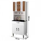 Cozinha Compacta 4 Portas 1 Gavetas Ventura Chf Móveis