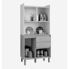 Cozinha Compacta 4 Portas 2 Gavetas Com Tampo Lucca Chf